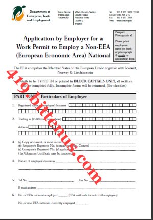 work permit Ireland